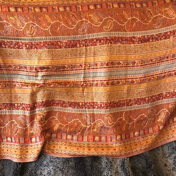 Pashmina Scarf-Orange - Picture 5 of 5
